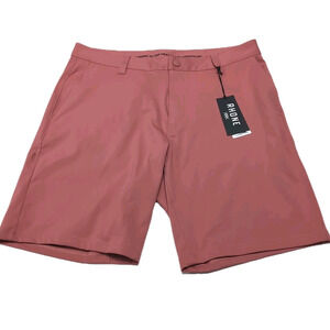RHONE Commuter 9 inch Shorts Mens Size 33 Stretch Golf Nantucket Red NEW NWT